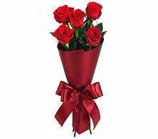 Букет 5 Красных роз Эдлесс Лав в Екатериноградской