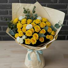 Букет цветов из:  Розы #REPLACE_PRED# Екатериноградской