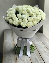 Букет 35 Белых роз в Екатериноградской