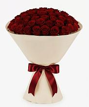 Букет 101 Бордовая роза Блэк Бакарра в Екатериноградской