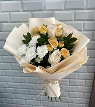 Букет цветов из:  Розы и Хризантемы в Екатериноградской