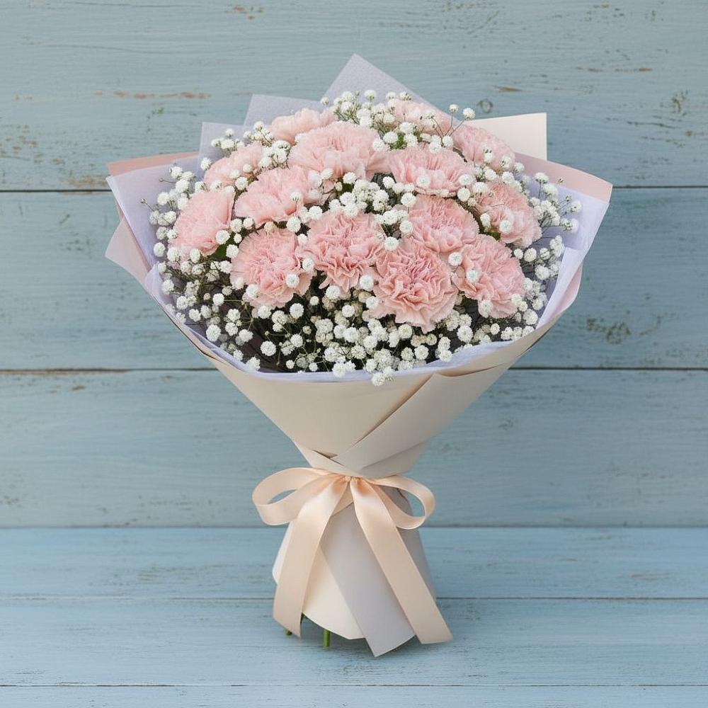 Букет цветов из: Гвоздики в Екатериноградской