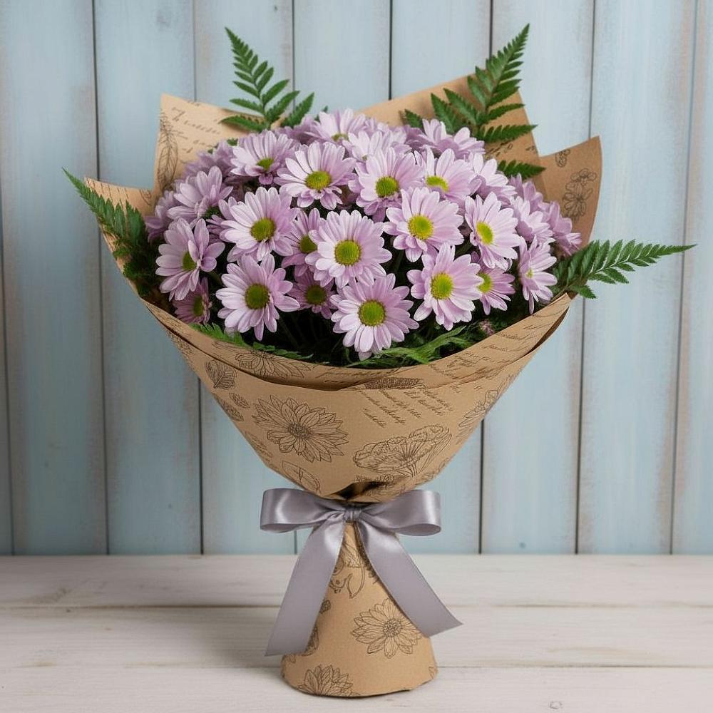 Букет цветов из: Хризантемы в Екатериноградской