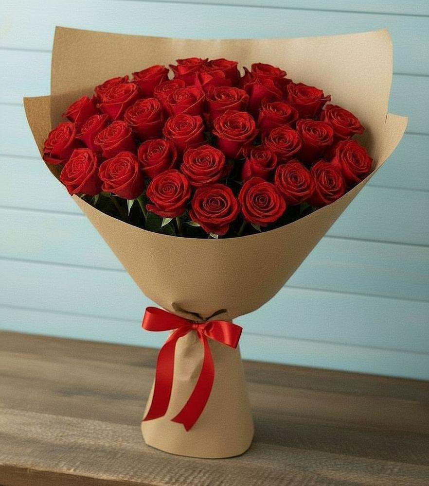 Букет Красные розы Милано в Екатериноградской