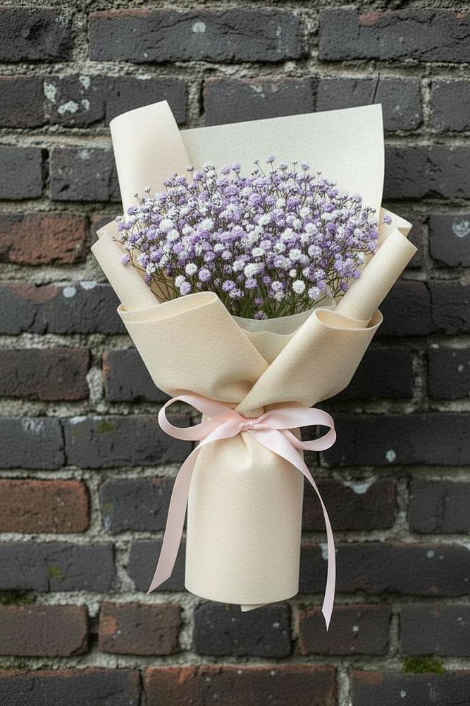 Букет цветов из: Гипсофила в Екатериноградской