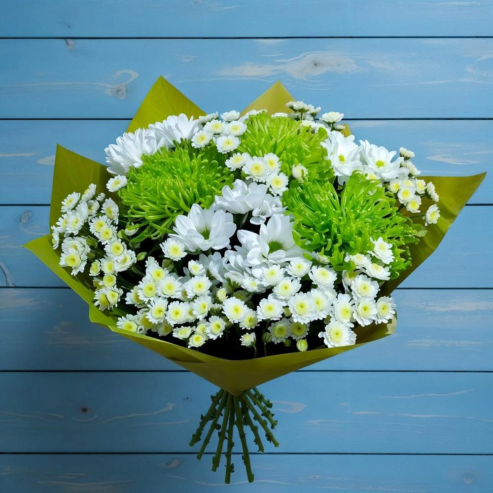 Букет цветов из: Хризантемы в Екатериноградской