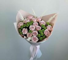 Букет цветов из:  Розы и Хризантемы в Екатериноградской