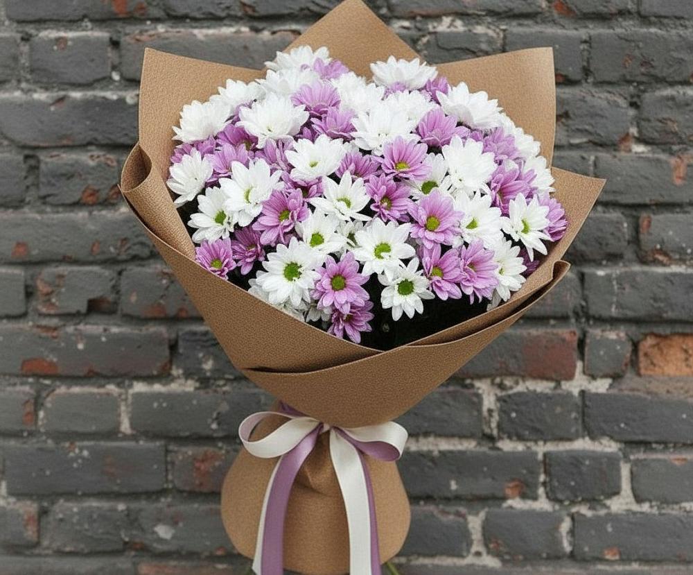 Букет цветов из: Хризантемы в Екатериноградской