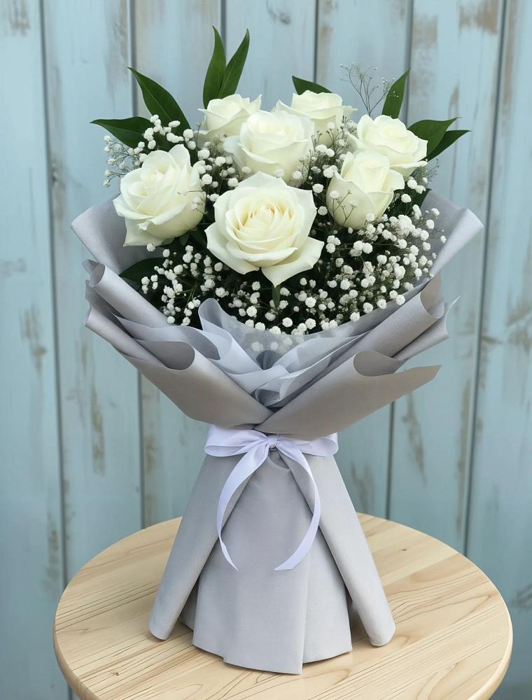 Букет цветов из: Розы в Екатериноградской