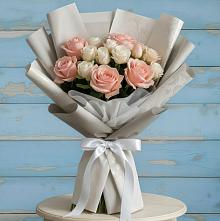 Букет цветов из:  Розы #REPLACE_PRED# Екатериноградской