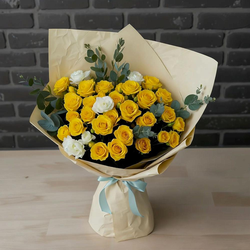 Букет цветов из: Розы в Екатериноградской