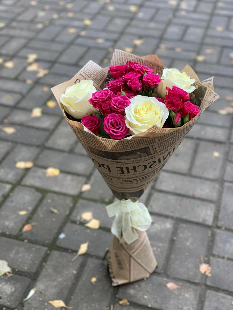 Букет цветов из: Розы в Екатериноградской