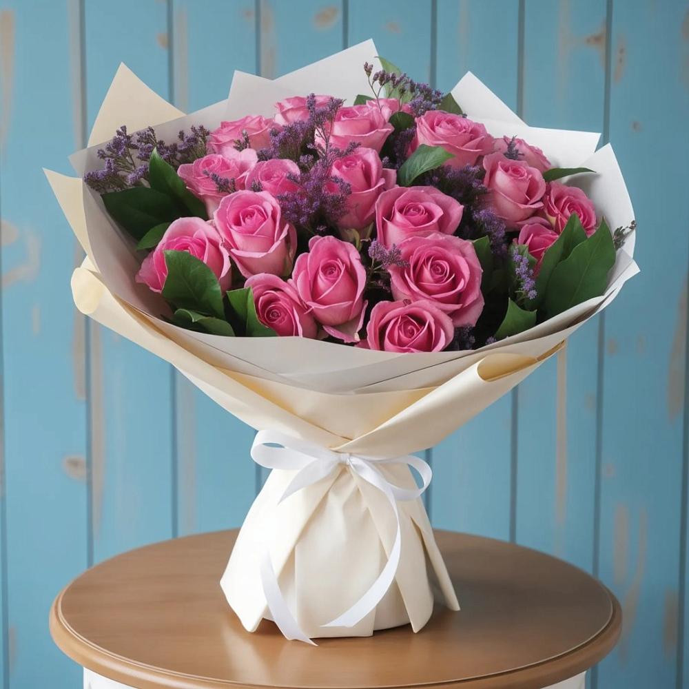 Букет цветов из: Розы в Екатериноградской