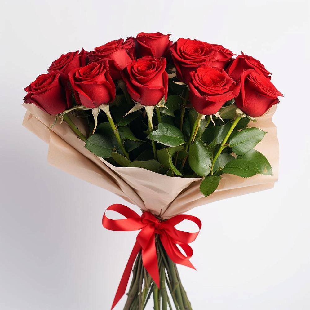 Букет 11 Красных роз Эдлесс Лав в Екатериноградской